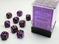 Vortex Purple/Gold 36x W6 12mm Dice Set gallery