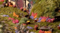 Garden Flowers Tufts Set Wild 2