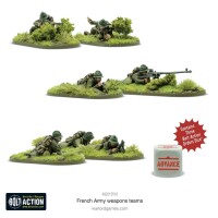 French Army Weapons Teams 28mm 2
