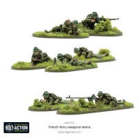French Army Weapons Teams 28mm 3
