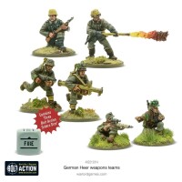 German Heer Weapons Teams 28mm 2