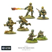 German Heer Weapons Teams 28mm 3