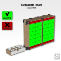 Universeller Schubladeneinsatz für Tragbare Hobby Stati