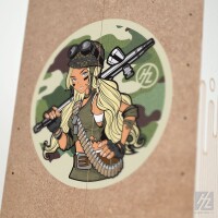 Aufkleber Ammy für Tragbare Hobby Station (Sticker Ammy