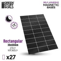 Magnetbases Eckig 30x60mm 27x selbstkleb gallery