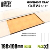 MDF Regimentsbases Old World 180x100mm Square Formation 2