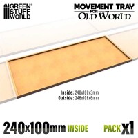MDF Regimentsbases Old World 240x100mm Square Formation 2