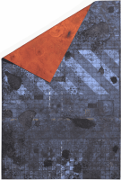 Gamemat Double Sided Cyberpunk and Mars 6x4