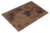 Gamemat Double Sided Quarantine Zone and Fallout Zone 6x4 3