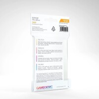 Gamegenic 50 Matte Tarot Card Game Sleeves 73x122mm Clear / 