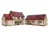 WW2 Normandy Homestead w. Stable 15mm 2