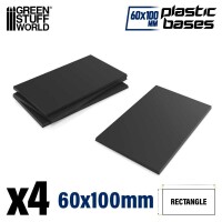 Plastik Bases Rechteckig 100x60mm (4)