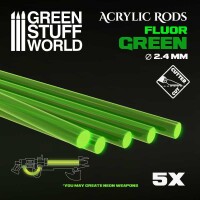 Acryl Stäbe Fluor Grün 2,4mm r gallery