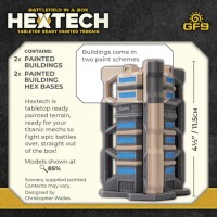 Battlefield in a Box Hextech Trinity City Tri-Tower 2