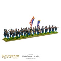 Black Powder American Civil War Infantry Regiment Firing Lin