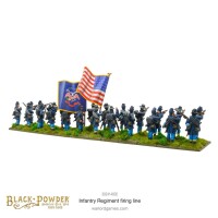 Black Powder American Civil War Infantry Regiment Firing Lin