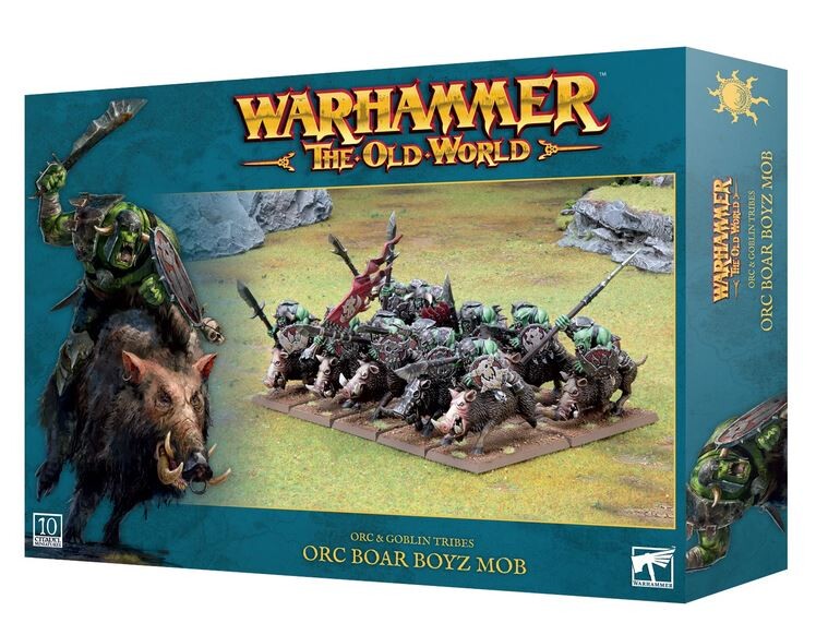 Games Workshop Unisex Schwarz Figurine Warhammer Tow - Orc & Gobelin : Chevaucheurs De Sangliers Orc - Bild 2