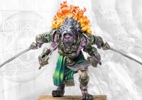 Conquest Sorcerer Kings Rakshasa Bakasura with Swords Dual K