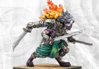 Conquest Sorcerer Kings Rakshasa Bakasura with Swords Dual K