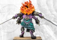Conquest Sorcerer Kings Rakshasa Bakasura with Swords Dual K
