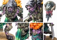 Conquest Sorcerer Kings Rakshasa Bakasura with Swords Dual K