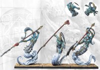 Conquest Sorcerer Kings Steelheart Djinn with Polearms...