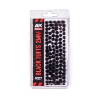 AK Interactive Black Fantasy Tufts 2mm gallery