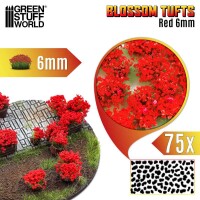 Blumenbüschel Tufts Rote Blumen 6mm gallery