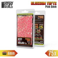 Blumenbüschel Tufts Rosa Blumen 6mm 2