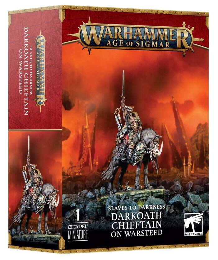 Slaves to Darkness Darkoath Chieftain on Warsteed
