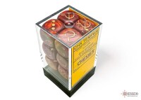 Soviet Union Scarab Scarlet/Gold 12x W6 16mm War Dice Set 2