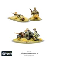 German Afrika Korps Weapons Teams 28mm 2