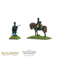 Black Powder American Civil War Union Officers Standing (Foo