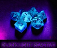 Ghostly Glow Pink/Silver 36x 12mm W6 Dice Set 2