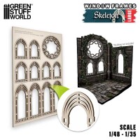 Miniatur Fenster Skelette gro&szlig;