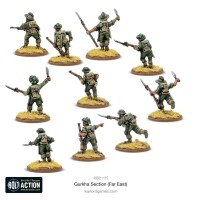 British Gurkha Section Far East 28mm 3