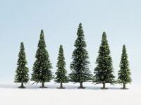 Noch Modellfichten 10 Stück 6-15cm hoch 2