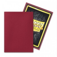Dragon Shield Matte Blood Red 100 protective Sleeves 2