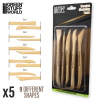 Modellierwerkzeuge aus Holz Set (5)