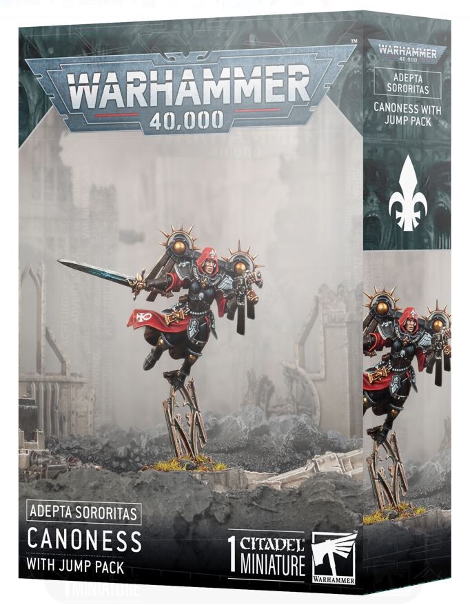 Adepta Sororitas Canoness with Jump Pack