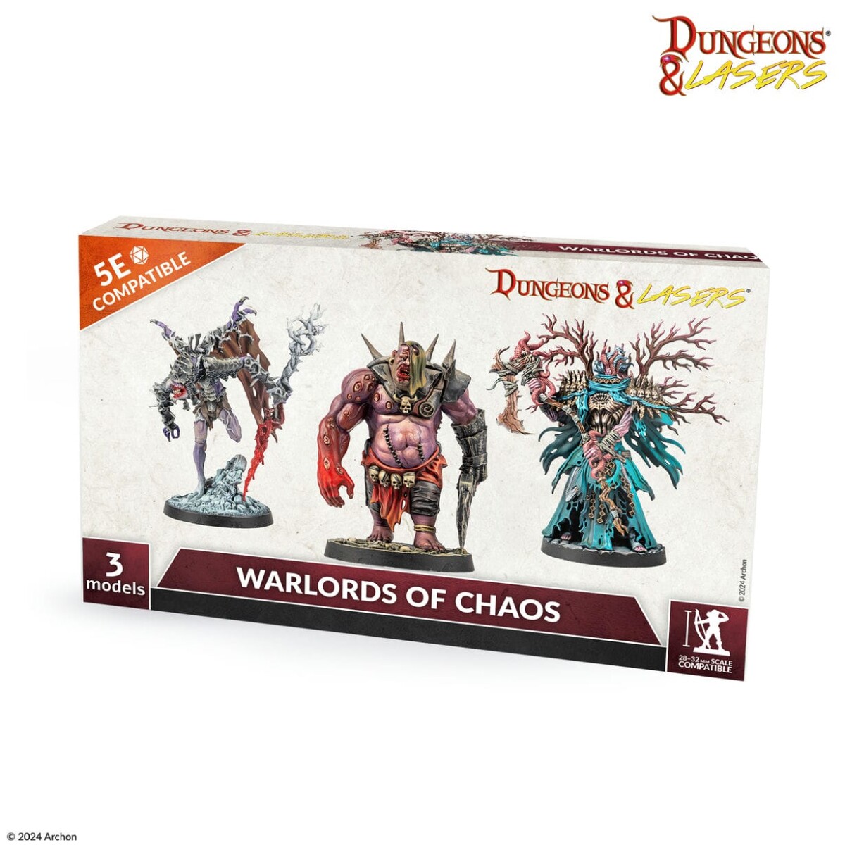 Dungeons & Lasers Warlords of Chaos Miniature Pack