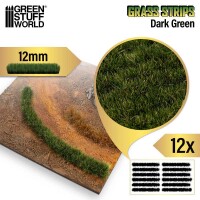 Grasstreifen 12mm Dunkelgrün 2