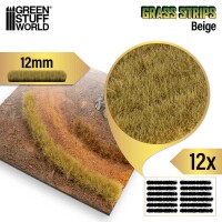 Grasstreifen 12mm Beige 2