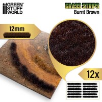 Grasstreifen 12mm Verbranntes Braun 2