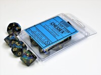 Lustrous Shadow/Gold 10x W10 Dice Set gallery