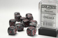 Velvet Black/Red 12x 16mm W6 Dice Set gallery