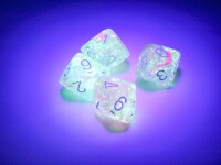 Nebula Wisteria/White Luminary 10x W10 Dice Set 2