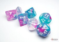 Nebula Wisteria/White Luminary RPG Dice  gallery