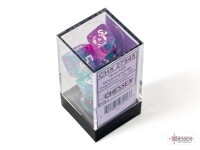 Nebula Wisteria/White Luminary RPG Dice Set 2