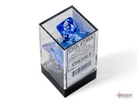 Nebula Dark Blue/White RPG Dice Set 2
